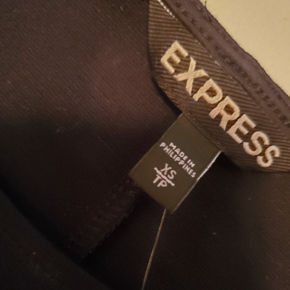 Express Knee Length Black Dress - Picture 2 of 8